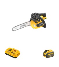 Tronçonneuse d'élagage 54V 30 cm DCMCST632N-XJ + 1 batterie 54V 9 Ah + 1 chargeur DCB118-QW DEWALT