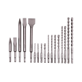 Set de forets/burins SDS-plus SP 17 pièces METABO