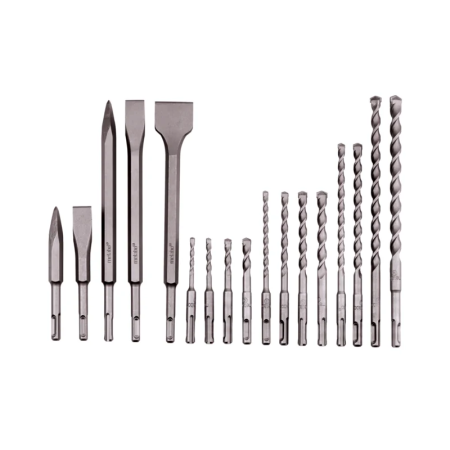 Set de forets/burins SDS-plus SP 17 pièces METABO