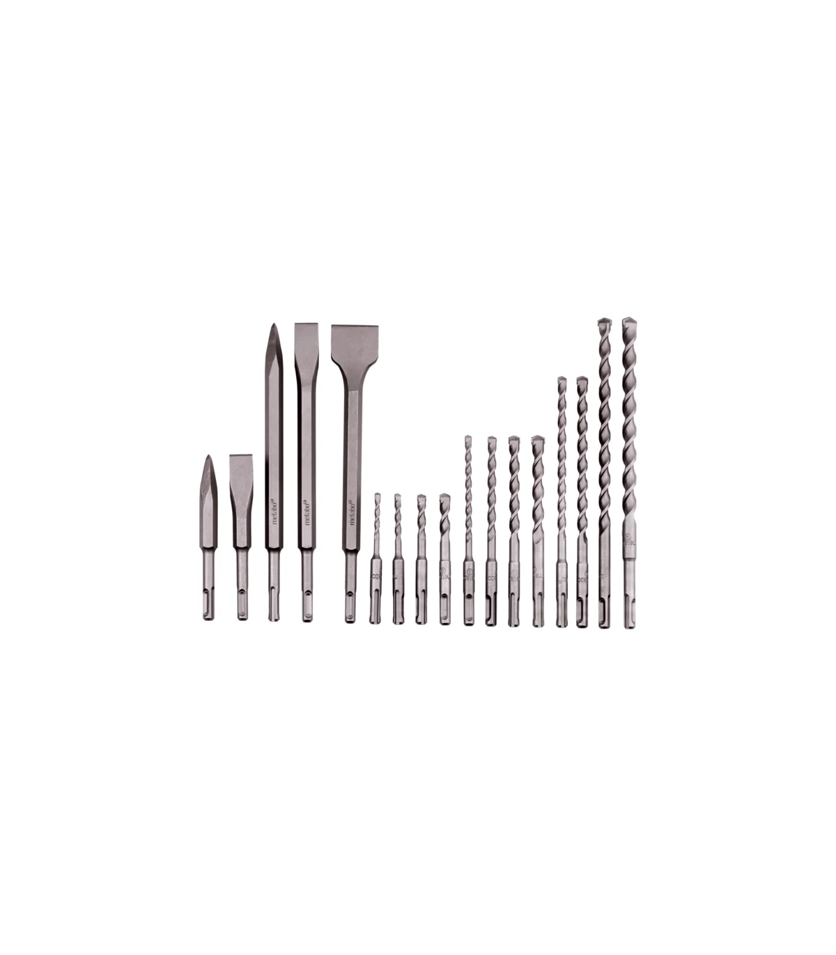 Set de forets/burins SDS-plus SP 17 pièces METABO