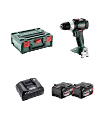 Perceuse-visseuse BS 18 LT BL + 2 batteries 18V 5,2 Ah + Chargeur rapide ASC 55 METABO