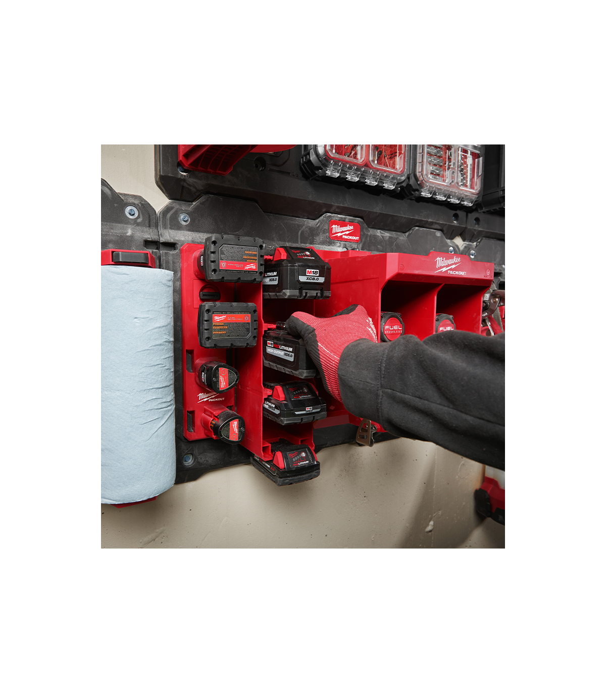 Support de batterie M18 PACKOUT MILWAUKEE