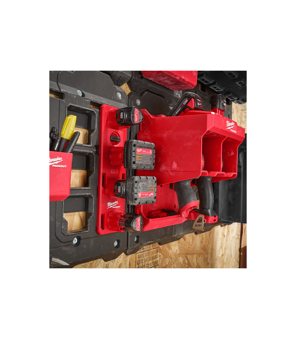 Support de batterie M12 PACKOUT MILWAUKEE