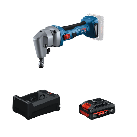 Grignoteuse sans fil GNA 18V-16 E + 1 Batterie EXPERT 4 Ah + 1 Chargeur GAL 12V/18V-80 BOSCH