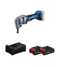 Grignoteuse sans fil GNA 18V-16 E + 2 Batteries EXPERT 4 Ah + 1 Chargeur GAL 12V/18V-80 BOSCH