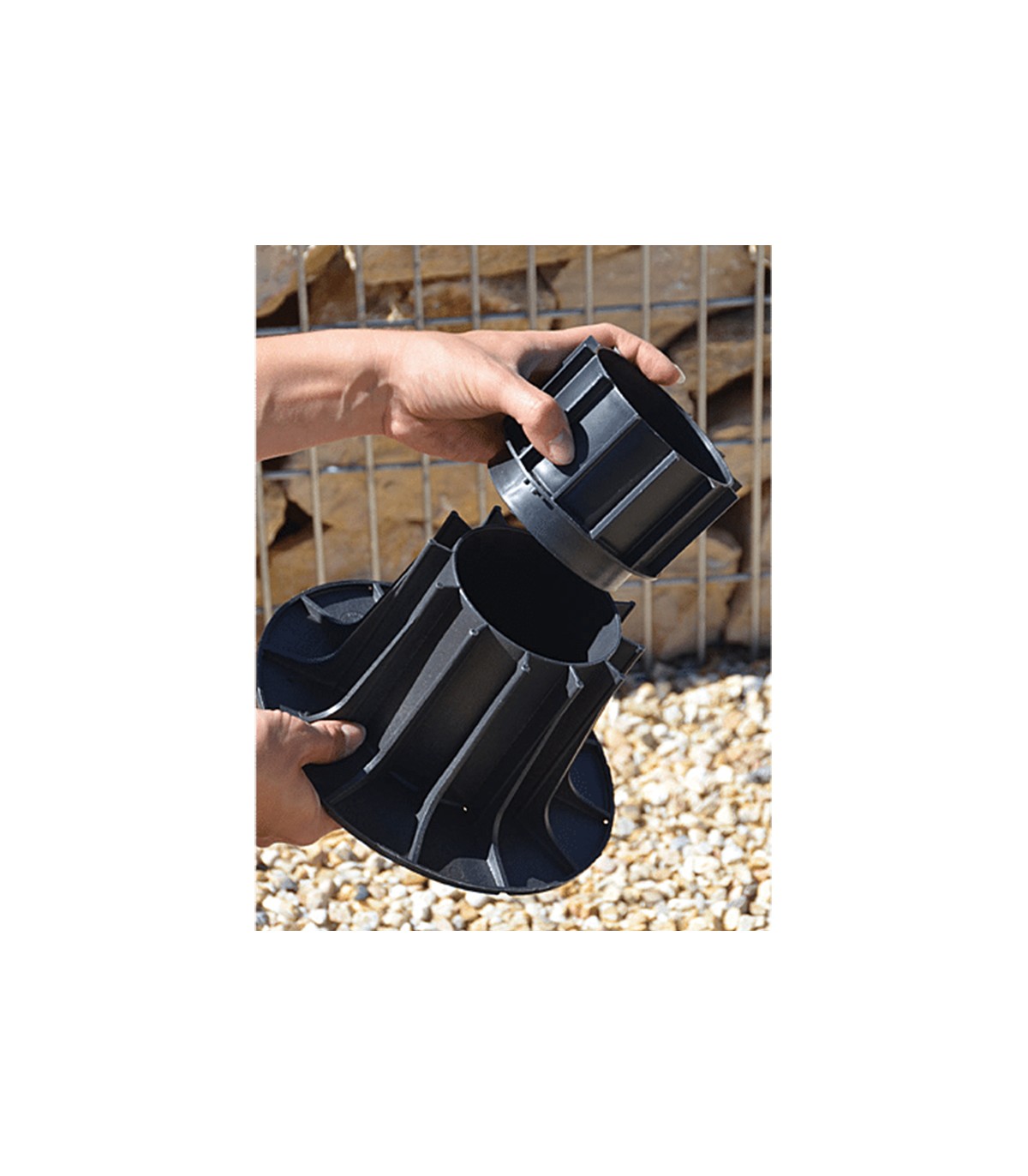 Pack de 60 réhausses de plot Essentiel 60 mm JOUPLAST