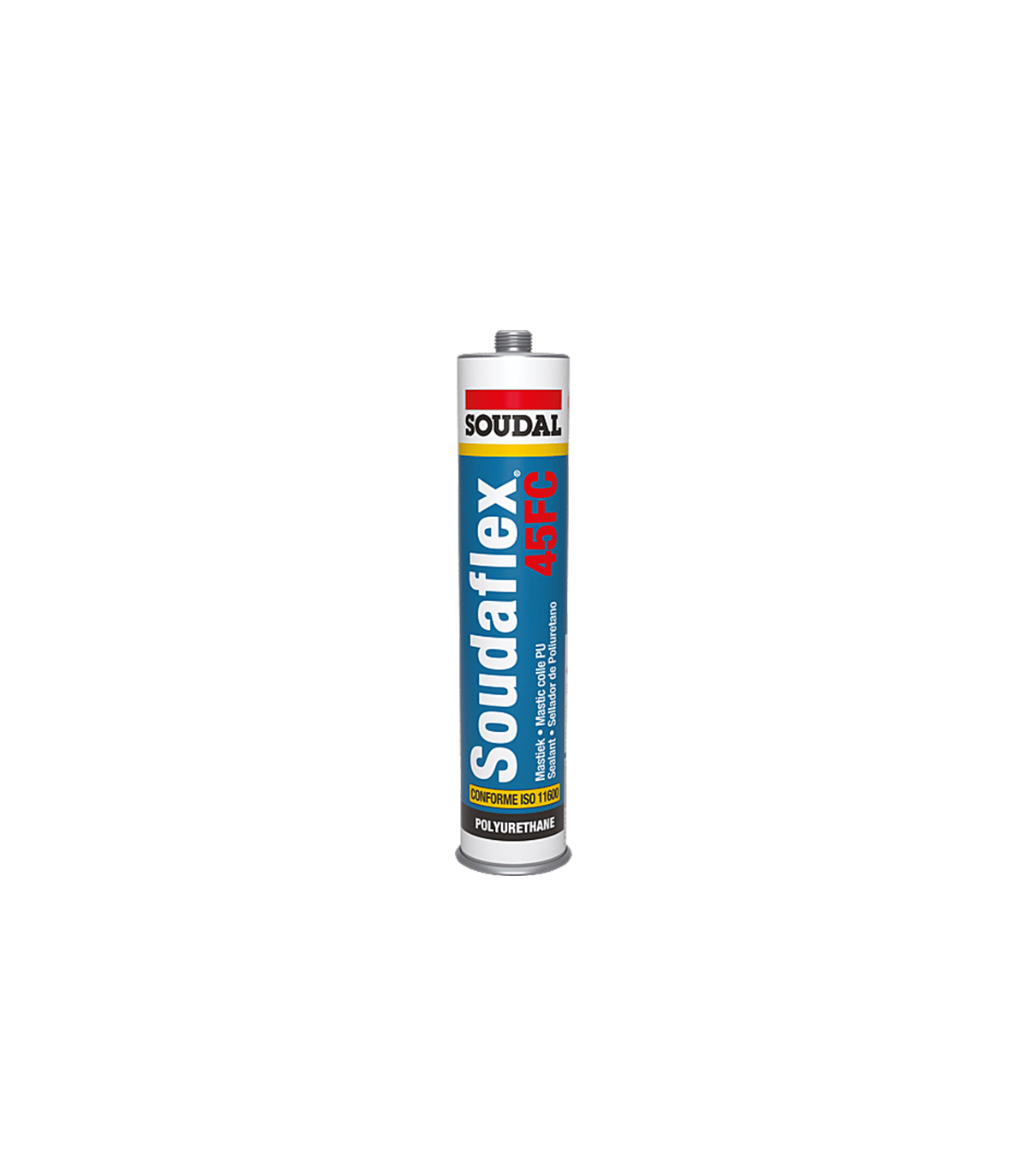 Mastic colle polyuréthane Soudaflex 45FC Blanc 300ml SOUDAL