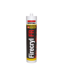 Mastic acrylique Firecryl FR Blanc 310ml SOUDAL