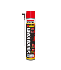 Mousse PU expansive coupe-feu Soudafoam FR HY 750ml SOUDAL
