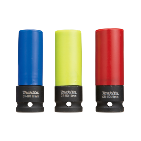 Coffret de 3 douilles longues 1/2" MAKITA