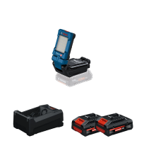 Lampe GLI 18V-800 + 2 Batteries EXPERT 4 Ah + 1 Chargeur GAL 12V/18V-80 BOSCH