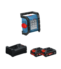 Lampe GLI 18V-1200 C + 2 Batteries EXPERT 4 Ah + 1 Chargeur GAL 12V/18V-80 BOSCH