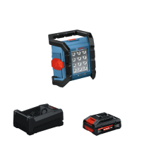 Projecteur de chantier GLI 18V-1500 + 1 Batterie EXPERT 4 Ah + 1 Chargeur GAL 12V/18V-80 BOSCH