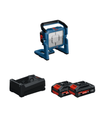 Projecteur de chantier GLI 18V-5000 + 2 Batteries EXPERT 4 Ah + 1 Chargeur GAL 12V/18V-80 BOSCH