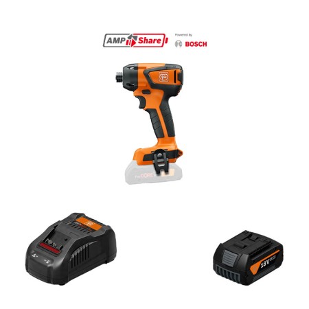 Visseuse à chocs ASCD 18-200 W4 AS + 1 batterie 18V GBA 4 Ah + 1 chargeur GAL 1880 CV AS FEIN