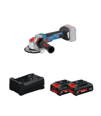 Meuleuse Ø125 mm GWX 18V-10 SC + 2 Batteries EXPERT 4 Ah + 1 Chargeur GAL 12V/18V-80 BOSCH