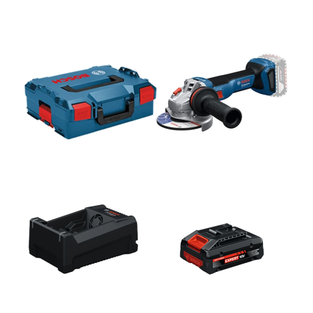 Meuleuse Ø125 mm GWS 18V-11 S + 1 Batterie EXPERT 4 Ah + 1 Chargeur GAL 12V/18V-80 BOSCH