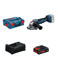 Meuleuse Ø125 mm GWS 18V-11 PS + 1 Batterie EXPERT 4 Ah + 1 Chargeur GAL 12V/18V-80 BOSCH