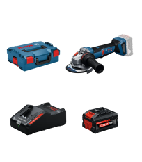 Meuleuse Ø125 mm GWS 18V-11 PS + 1 Batterie EXPERT 8 Ah + 1 Chargeur EXAL18V-160 BOSCH