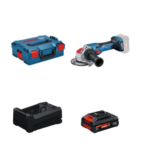 Meuleuse Ø125 mm GWX 18V-15 C + 1 Batterie EXPERT 4 Ah + 1 Chargeur GAL 12V/18V-80 BOSCH