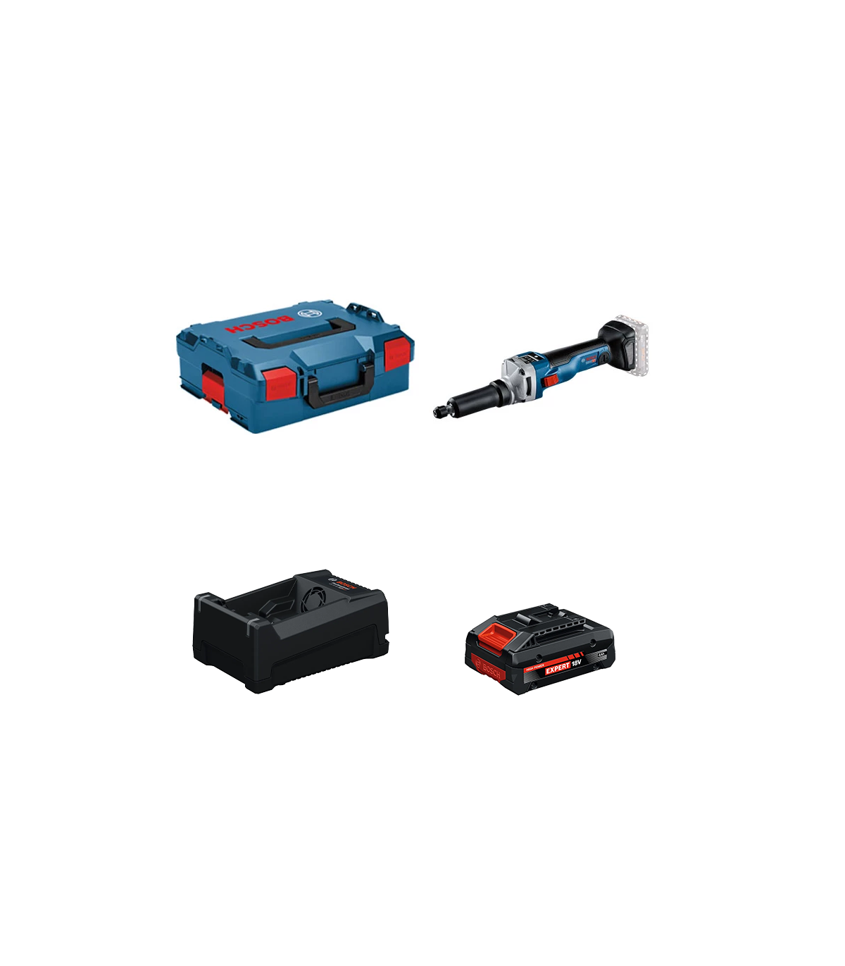 Meuleuse GGS 18V-10 SLC + 1 Batterie EXPERT 4 Ah + 1 Chargeur GAL 12V/18V-80 BOSCH