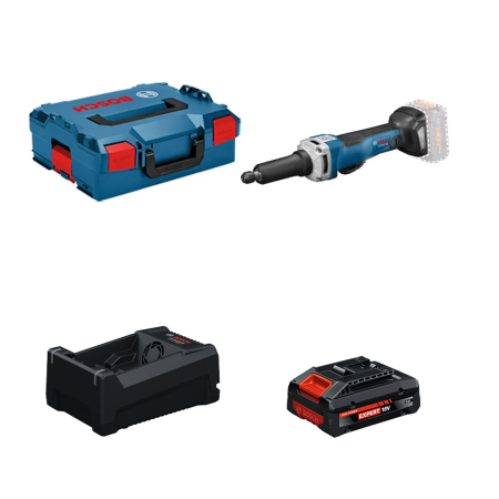 Meuleuse droite GGS 18V-23 PLC + 1 Batterie EXPERT 4 Ah + 1 Chargeur GAL 12V/18V-80 BOSCH