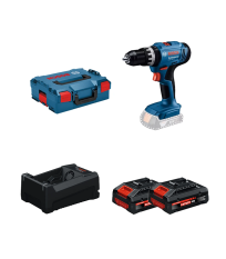 Perceuse-visseuse à percussion GSB 18V-25 + 2 Batteries EXPERT 4 Ah + 1 Chargeur GAL 12V/18V-80 BOSCH