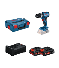 Perceuse-visseuse à percussion GSB 18V-45 + 2 Batteries EXPERT 4 Ah + 1 Chargeur GAL 12V/18V-80 BOSCH