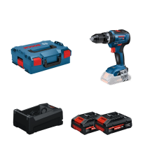 Perceuse-visseuse à percussion GSB 18V-55 + 2 Batteries EXPERT 4 Ah + 1 Chargeur GAL 12V/18V-80 BOSCH