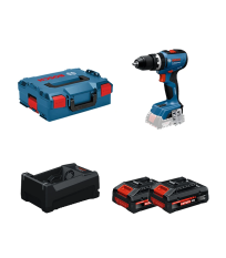 Perceuse-visseuse à percussion GSB 18V-65 + 2 Batteries EXPERT 4 Ah + 1 Chargeur GAL 12V/18V-80 BOSCH