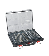 Coffret Packout 63 pièces douille et cliquets 1/2 et 1/4 MILWAUKEE