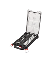 Coffret de 32 pièces clés et douilles à cliquet 3/8" PACKOUT MILWAUKEE