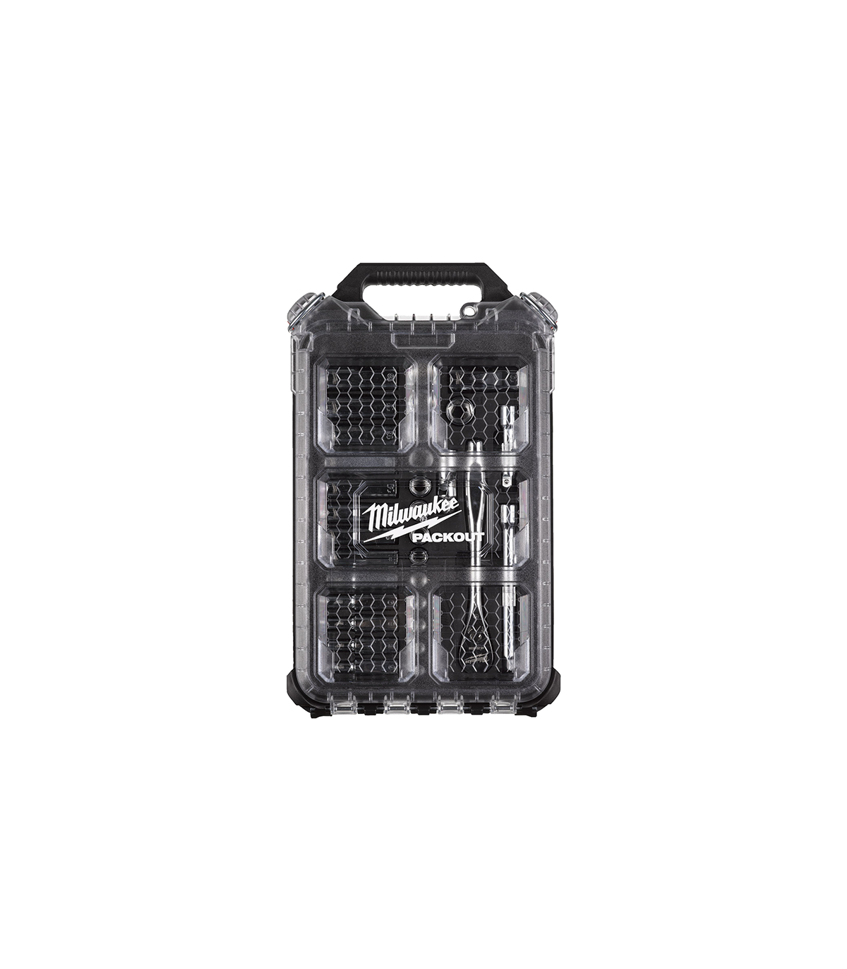 Coffret de 32 pièces clés et douilles à cliquet 3/8" PACKOUT MILWAUKEE