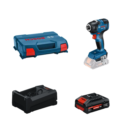 Visseuse à chocs GDR 18V-200 + 1 Batterie EXPERT 4 Ah + 1 Chargeur GAL 12V/18V-80 BOSCH