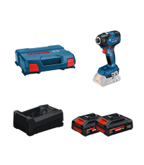 Visseuse à chocs GDR 18V-200 + 2 Batteries EXPERT 4 Ah + 1 Chargeur GAL 12V/18V-80 BOSCH