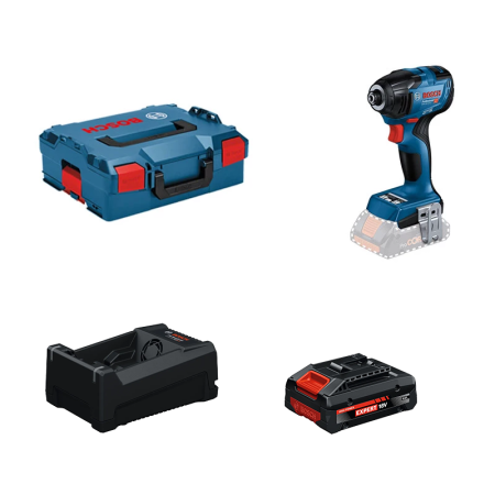 Visseuse à chocs GDR 18V-210 C + 1 Batterie EXPERT 4 Ah + 1 Chargeur GAL 12V/18V-80 BOSCH