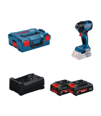 Visseuse à chocs GDR 18V-210 C + 2 Batteries EXPERT 4 Ah + 1 Chargeur GAL 12V/18V-80 BOSCH