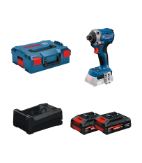 Visseuse à chocs GDR 18V-215 + 2 Batteries EXPERT 4 Ah + 1 Chargeur GAL 12V/18V-80 BOSCH