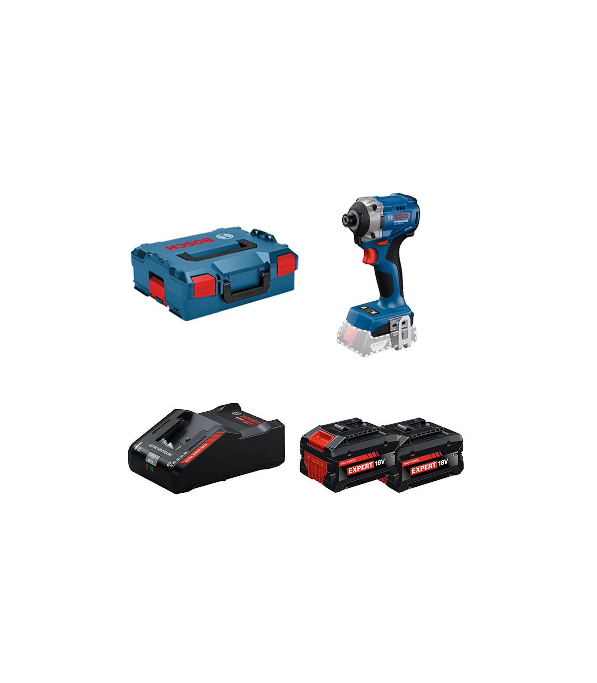 1 Batterie EXPERT 8 Ah + 1 Chargeur EXAL18V-160
