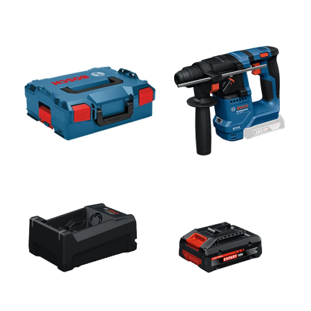 Perforateur SDS Plus GBH 18V-18 + 1 Batterie EXPERT 4 Ah + 1 Chargeur GAL 12V/18V-80 BOSCH