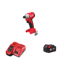 Visseuse à chocs 18V M18 BLIDR-0 + 1 batterie 18V 5 Ah + chargeur M12-18 FC MILWAUKEE