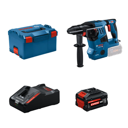 Perforateur GBH 18V-28 C + 1 Batterie EXPERT 8 Ah + 1 Chargeur EXAL18V-160 BOSCH
