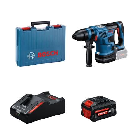 Perforateur GBH 18V-34 CF + 1 Batterie EXPERT 8 Ah + 1 Chargeur EXAL18V-160 BOSCH