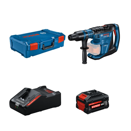 Perforateur SDS MAX GBH 18V-40 C + 1 Batterie EXPERT 8 Ah + 1 Chargeur EXAL18V-160 BOSCH