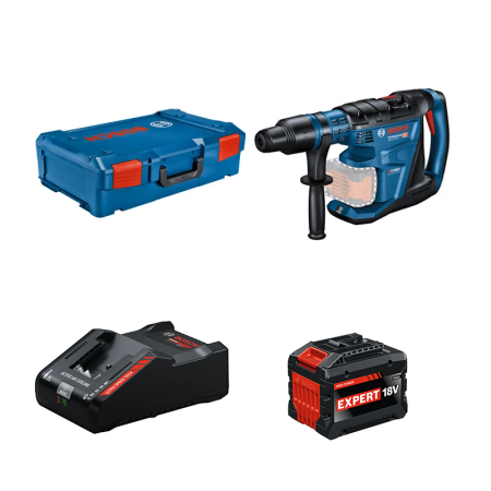 Perforateur SDS MAX GBH 18V-40 C + 1 Batterie EXPERT 15 Ah + 1 Chargeur EXAL18V-160 BOSCH