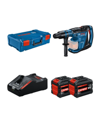 Perforateur SDS MAX GBH 18V-40 C + 2 Batteries EXPERT 15 Ah + 1 Chargeur EXAL18V-160 BOSCH