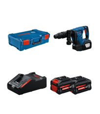 Perforateur SDS Max GSH 18V-5 + 2 Batteries EXPERT 8 Ah + 1 Chargeur EXAL18V-160 BOSCH