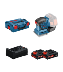Ponceuse vibrante GSS 18V-10 + 2 Batteries EXPERT 4 Ah + 1 Chargeur GAL 12V/18V-80 BOSCH
