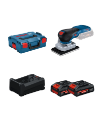 Ponceuse vibrante GSS 18V-13 + 2 Batteries EXPERT 4 Ah + 1 Chargeur GAL 12V/18V-80 BOSCH