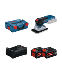 Ponceuse vibrante GSS 18V-13 + 2 Batteries EXPERT 5,5 Ah + 1 Chargeur GAL 12V/18V-80 BOSCH